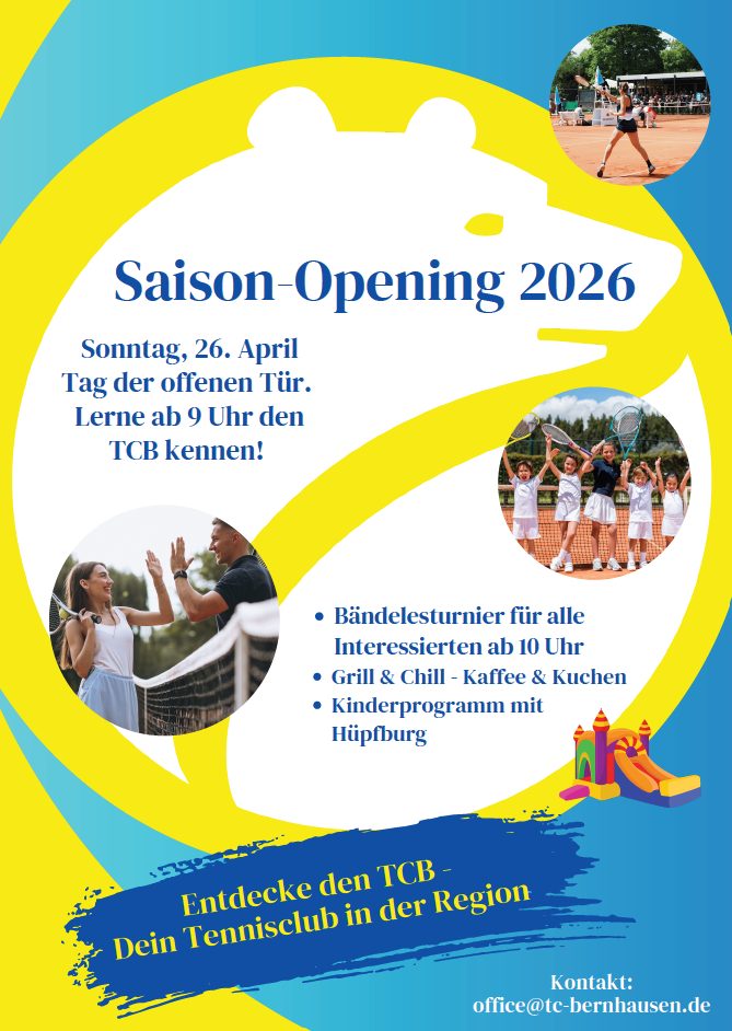 Plakat Saisoneröffnung TCB 2026
